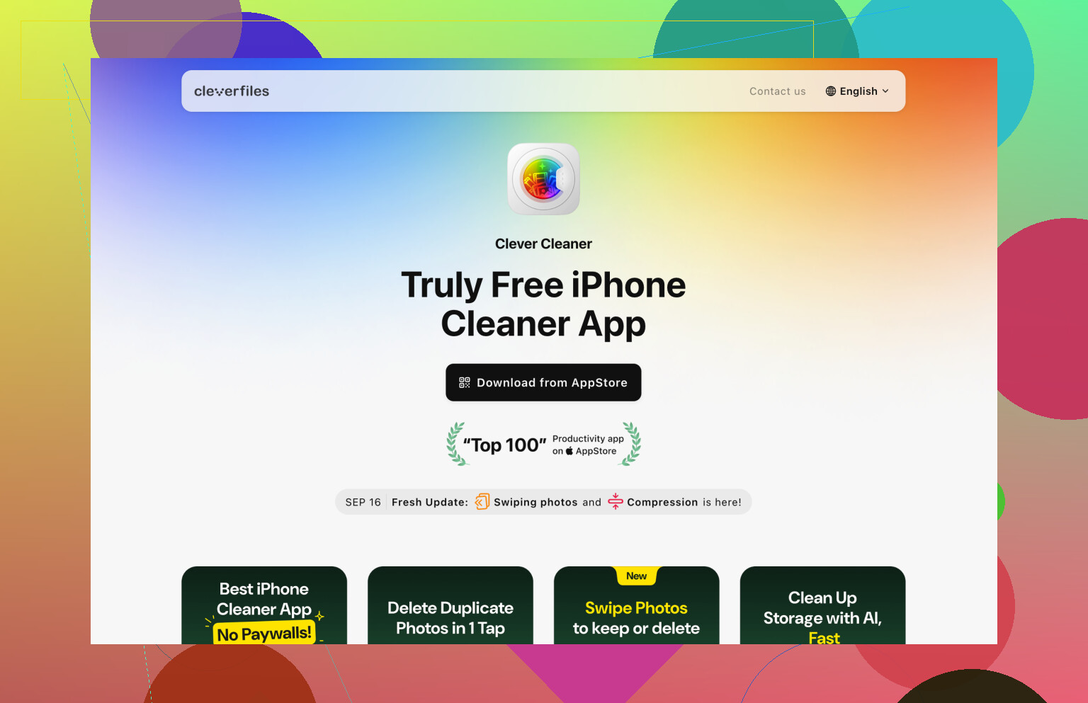 How can I mass delete iPhone photos when storage is full?