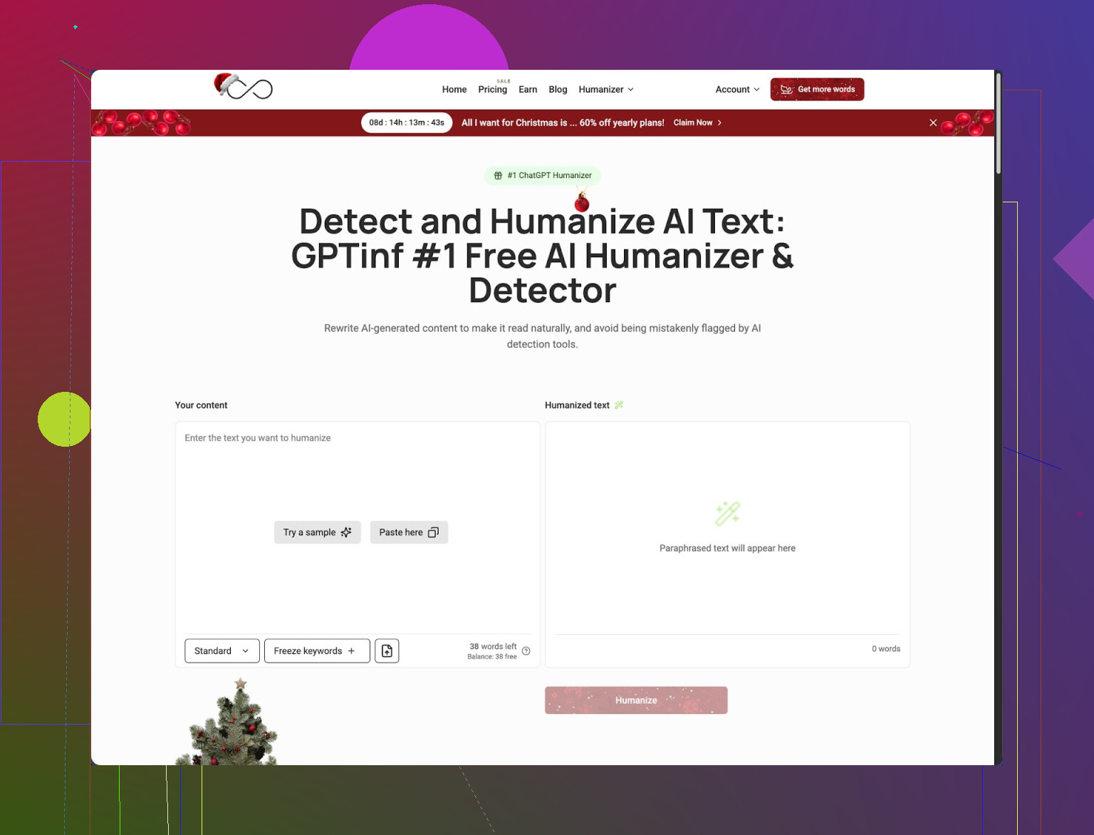 GPTinf Humanizer Review