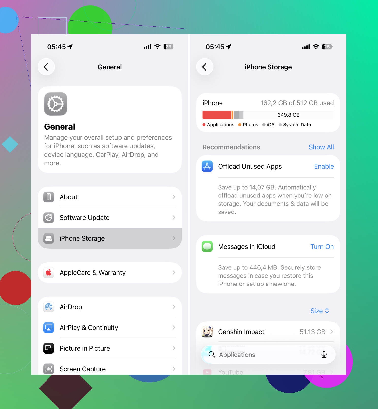How can I get more storage on my iPhone before buying iCloud?