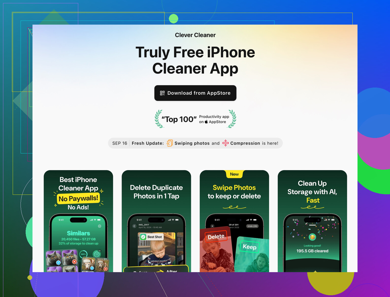 How do I clear the cache on my iPhone without losing important data?